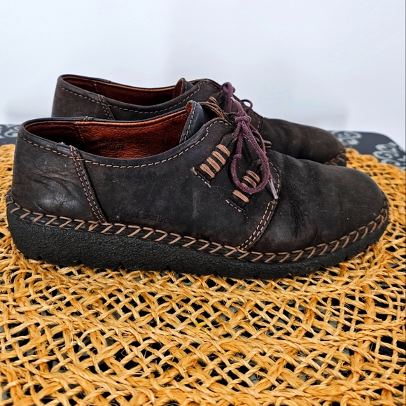 Joseph Seibel Brown Leather Shoes Size 38 - Picture 1 of 12